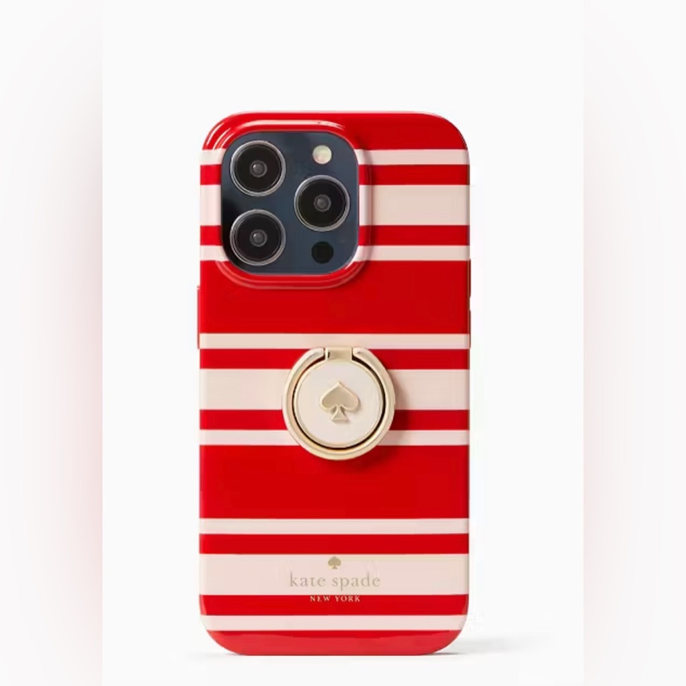 New Kate Spade Sailing Stripe iPhone Stability Ring Case
